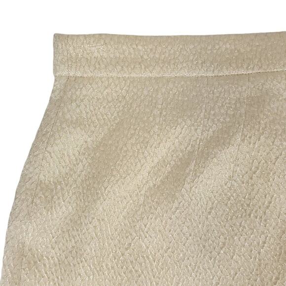 Balenciaga Silk Blend Shimmer Pencil Skirt - Picture 2 of 10